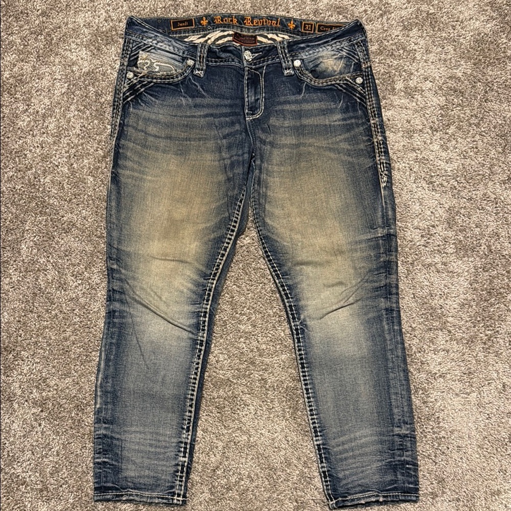 Rock Revival Faded Blue Women’s Jeans